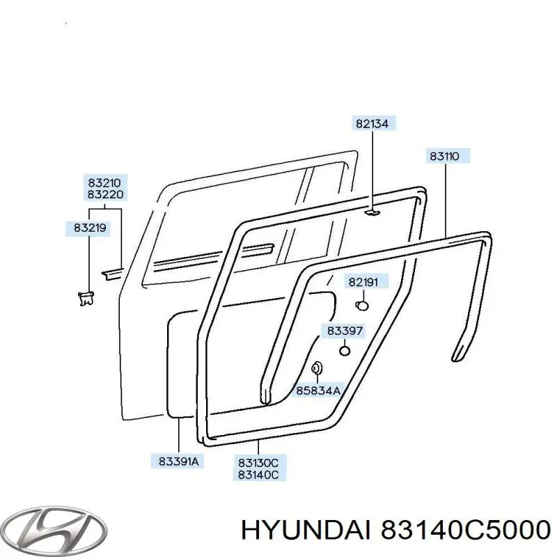 Hyundai/Kia 83140C5000 цена, от 12.67 USD