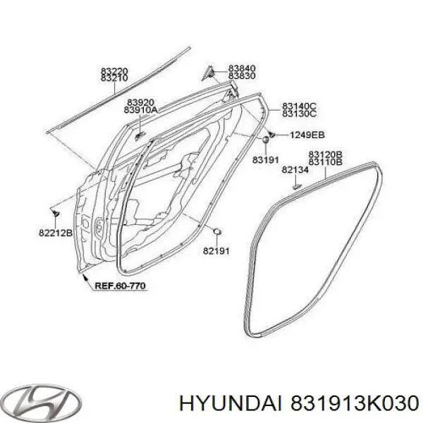 Заглушка пола Hyundai/Kia 831913K030 цена, от 1.17 USD
