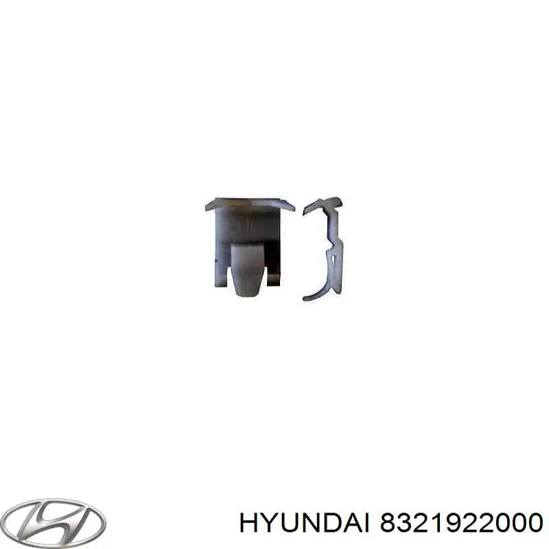 Пистон (клип) крепления молдинга двери KAP 8321922000 цена, от 0.45 USD