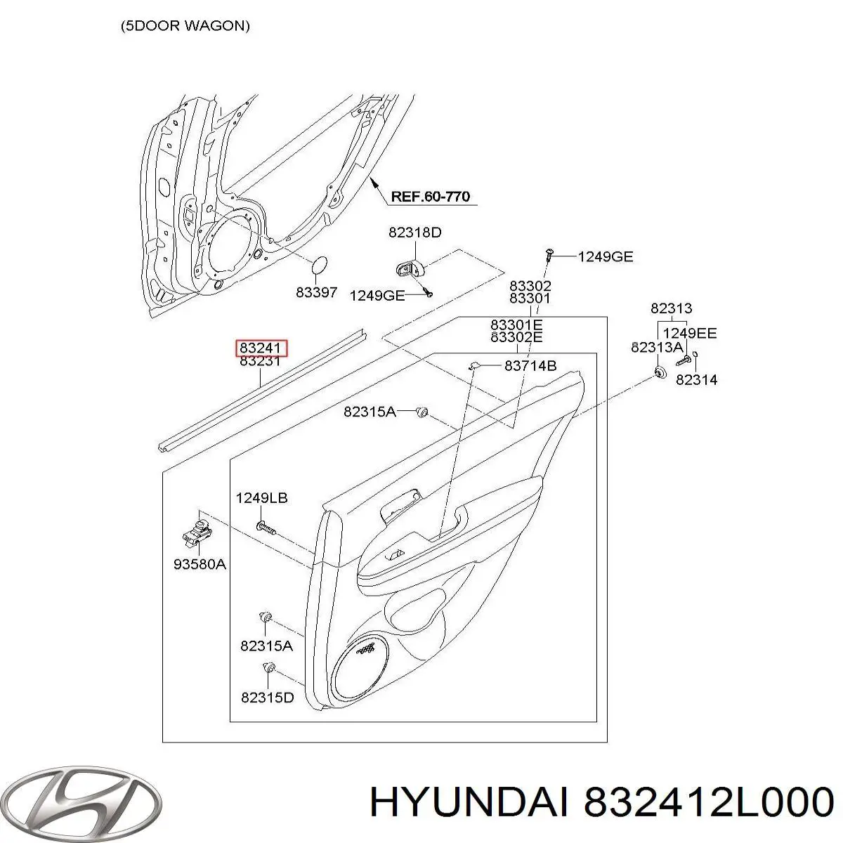  Hyundai/Kia 832412L000 цена, от 10.14 USD
