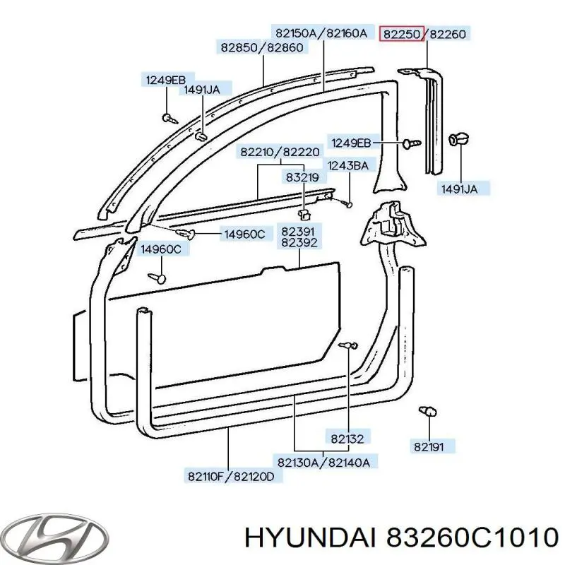  Hyundai/Kia 83260C1010 цена, от 19.07 USD