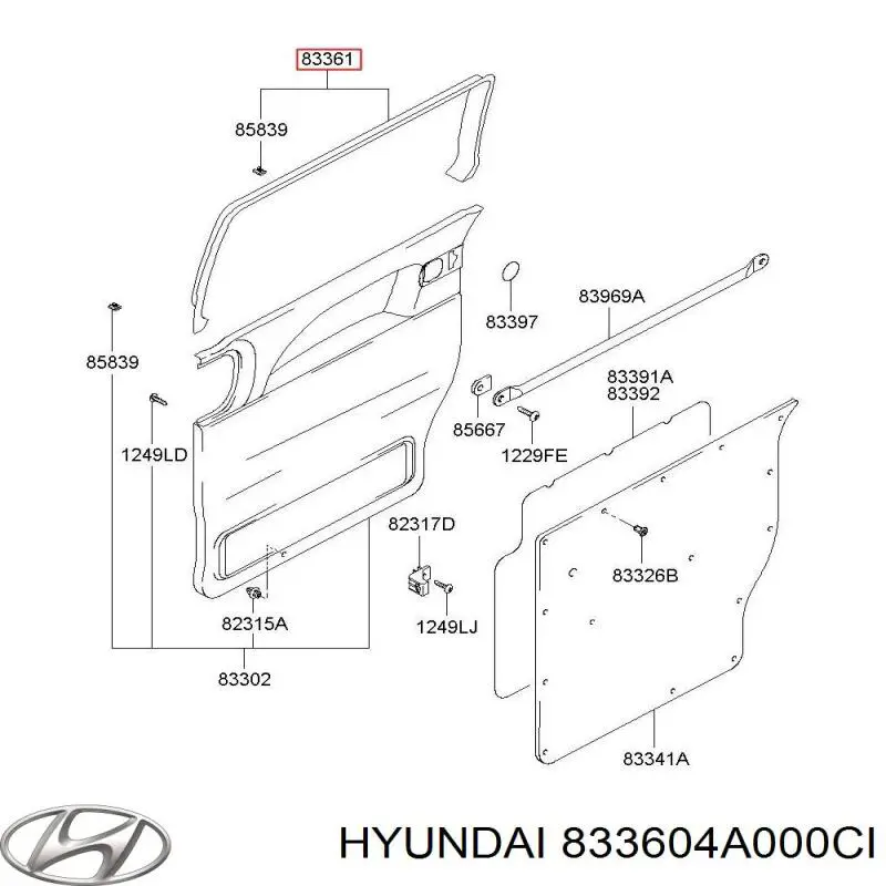 833604A000CI Hyundai/Kia 