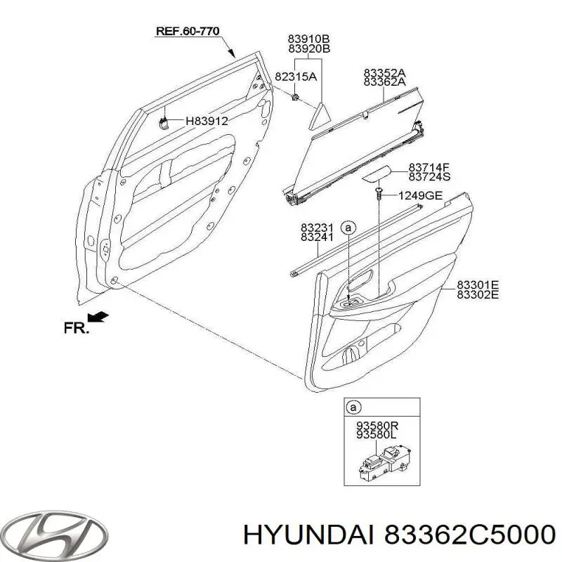  Hyundai/Kia 83362C5000 цена, от 360.68 USD