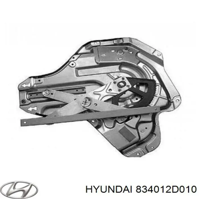 834012D010 Hyundai/Kia Механизм стеклоподъемника двери задней, левой