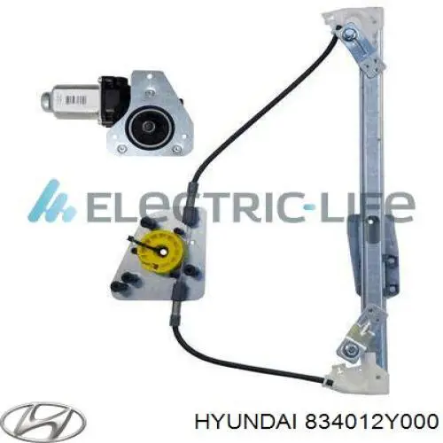 Mecanismo de acionamento de vidro da porta traseira esquerda para Hyundai Ix35 (LM)