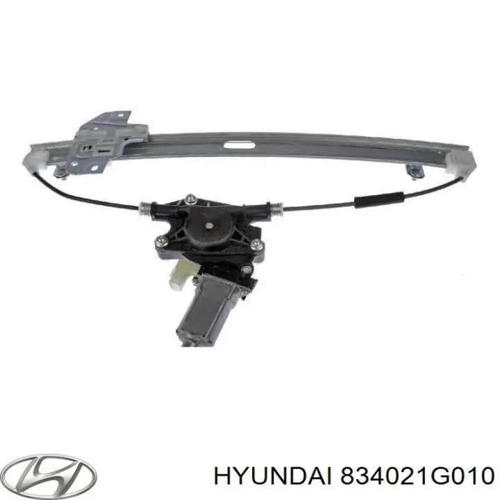 834021G010 Hyundai/Kia mecanismo de acionamento de vidro da porta traseira direita