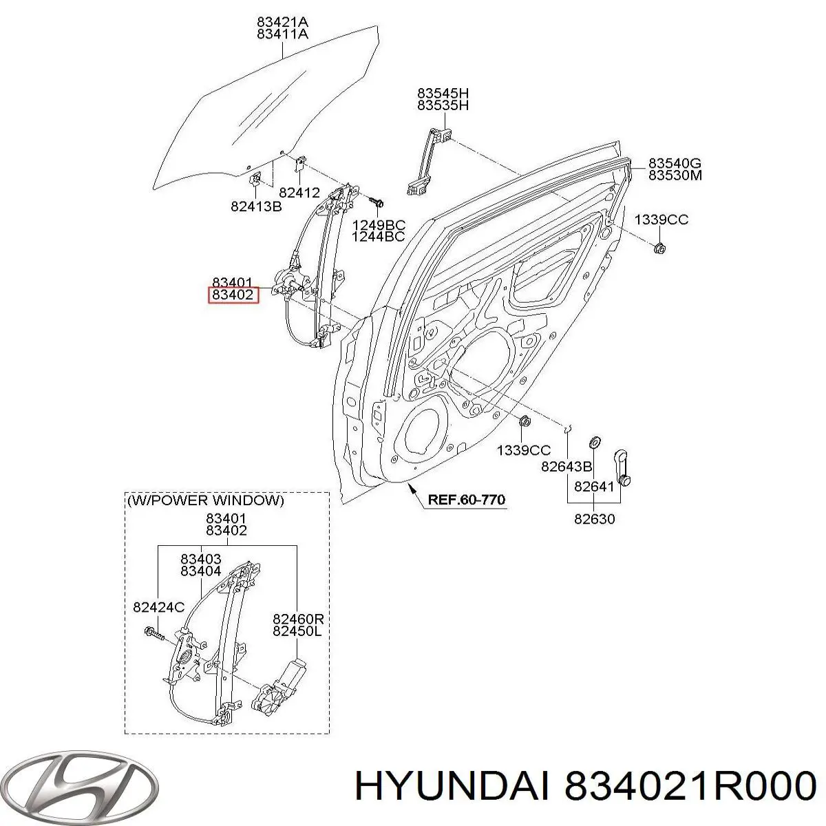  834021R000 Hyundai/Kia