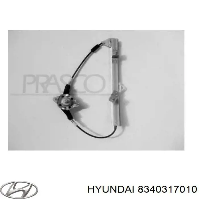 Купить 8340317010 Hyundai/Kia Механизм стеклоподъемника двери задней левой