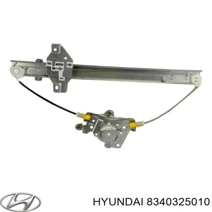 Механизм стеклоподъемника двери задней левой на Hyundai Accent LC