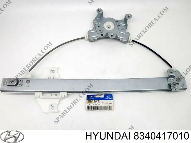 Механизм стеклоподъемника двери задней правой на Hyundai Matrix FC