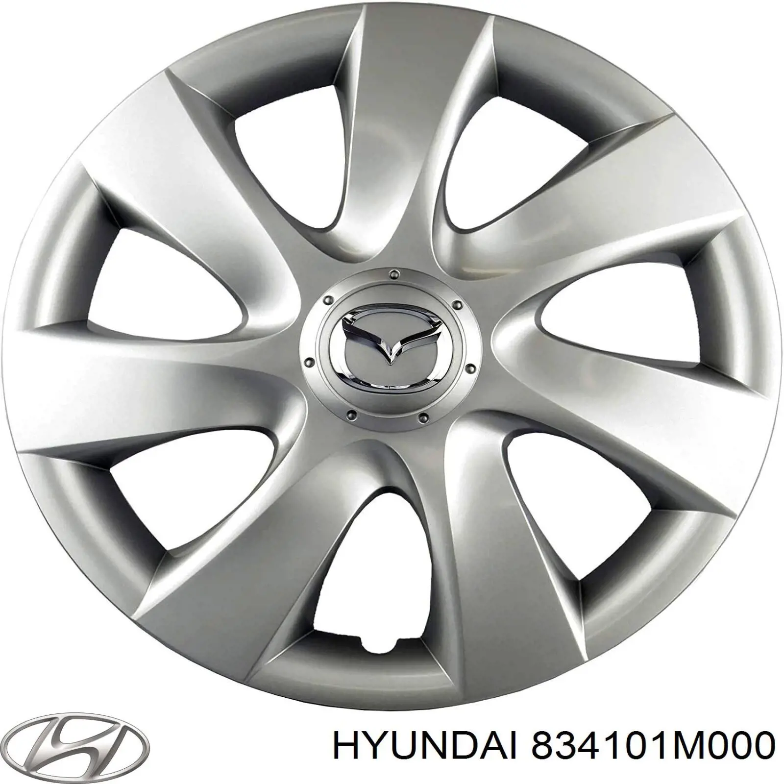 Стекло двери задней левой 834101M000 Hyundai/Kia