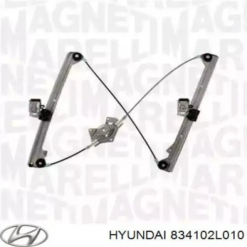 834102L010 Hyundai/Kia Стекло двери задней левой