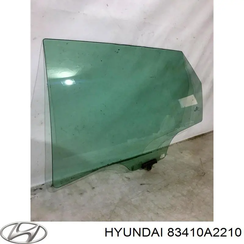 83410A2210 Hyundai/Kia стекло двери задней левой