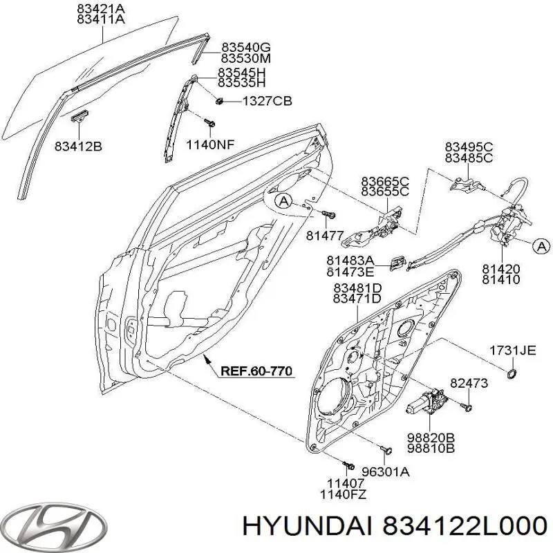  Hyundai/Kia 834122L000 цена, от 11.14 USD