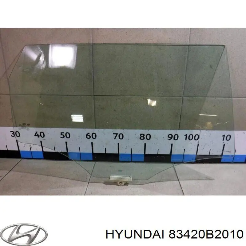 83420B2010 Hyundai/Kia стекло двери задней правой