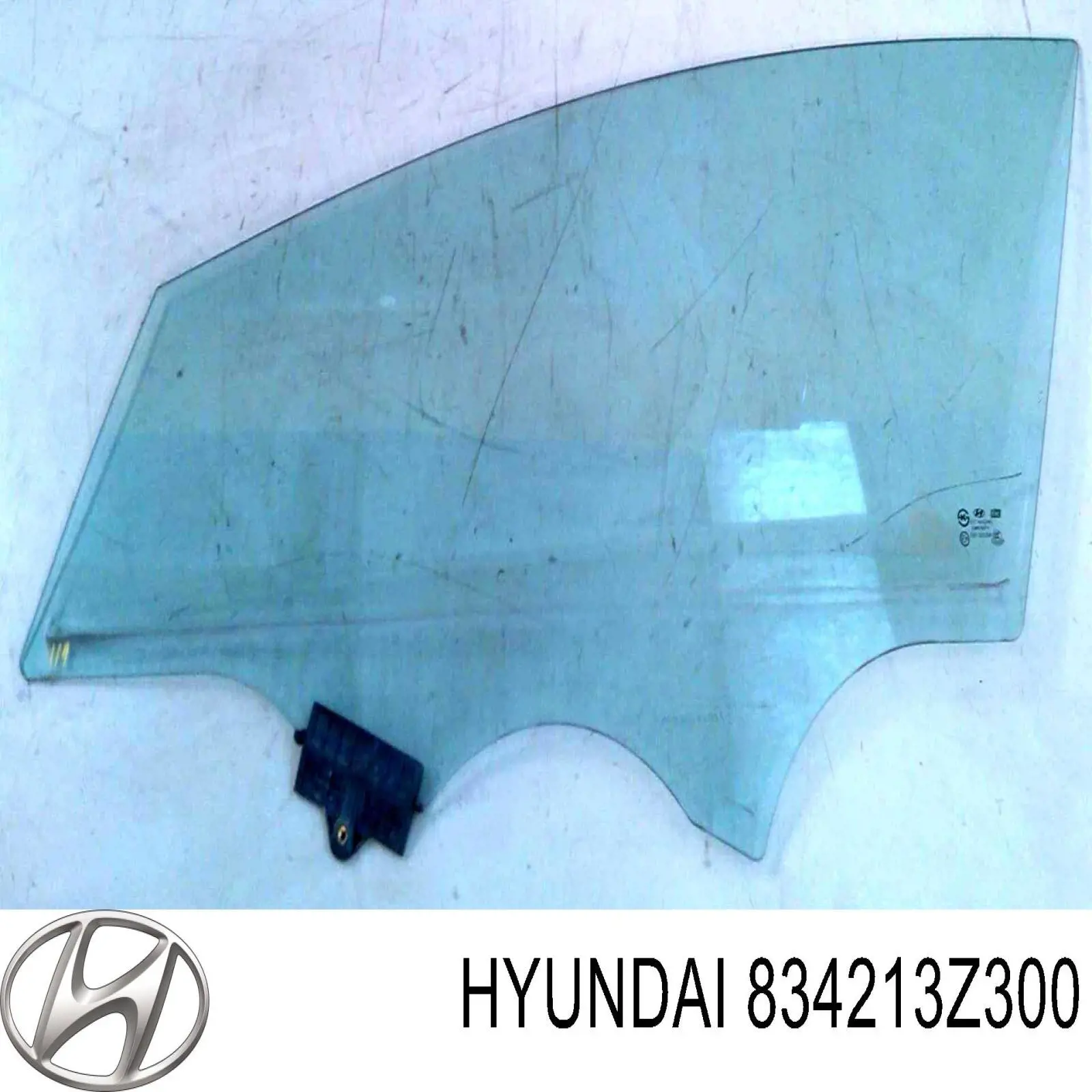 Стекло двери задней правой на Hyundai I40 VF