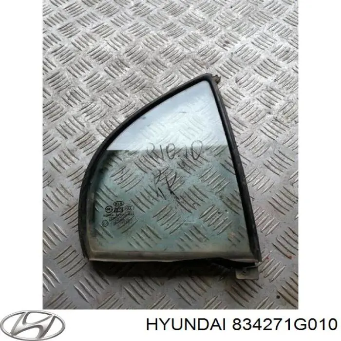 Стекло-форточка двери, задней, правой Hyundai/Kia 834271G010 цена, от 24.07 USD