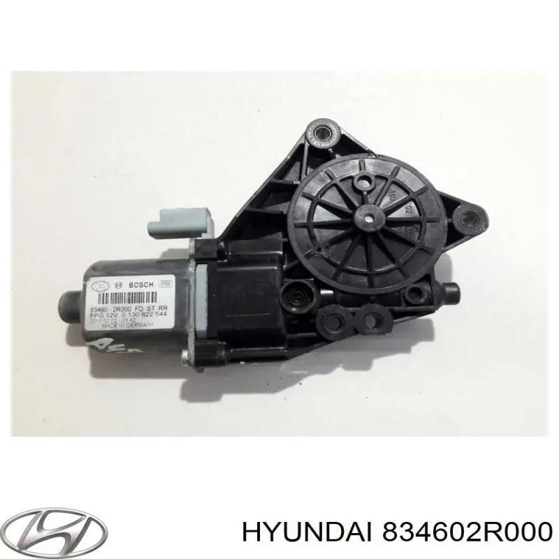 834602L000 Hyundai/Kia mecanismo de acionamento de vidro da porta traseira direita