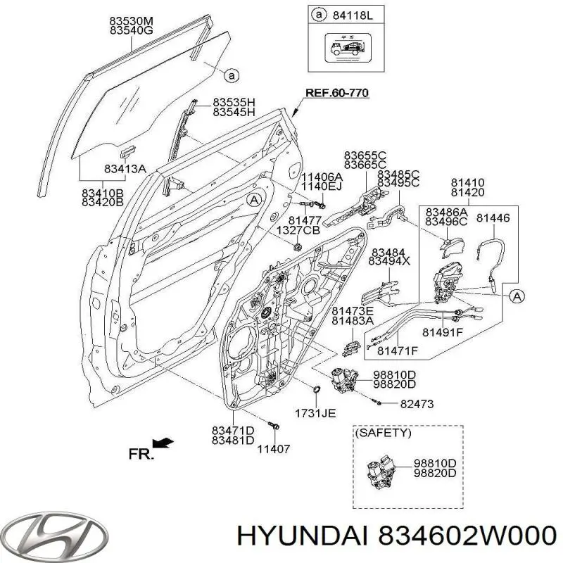 834602W000 Hyundai/Kia 