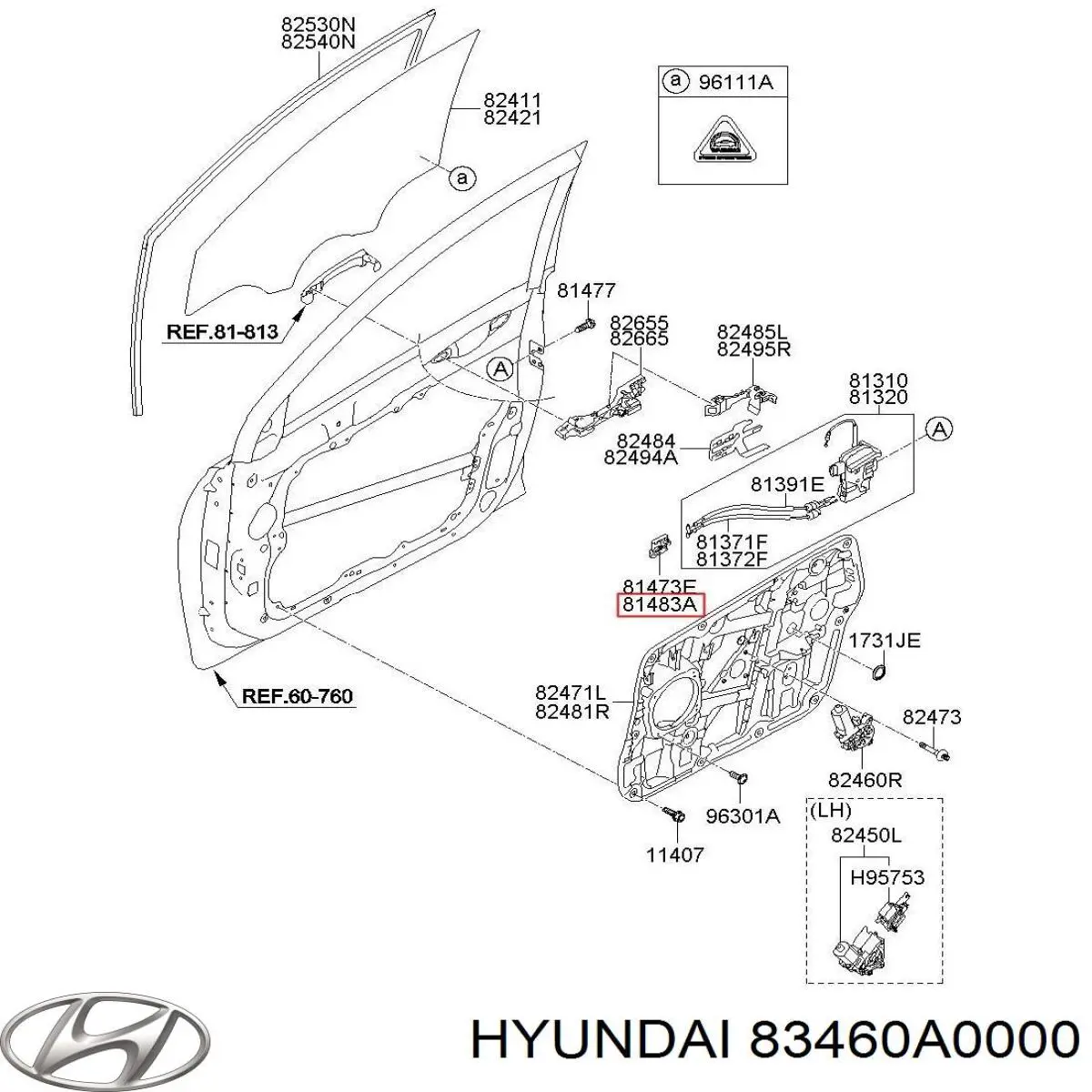  Hyundai/Kia 83460A0000 цена, от  USD