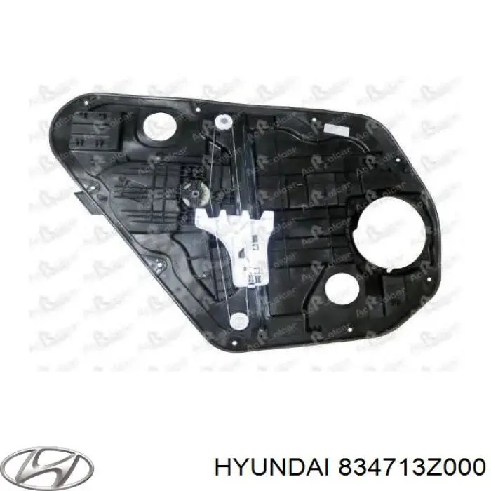 834713Z000 Hyundai/Kia Механизм стеклоподъемника двери задней, левой