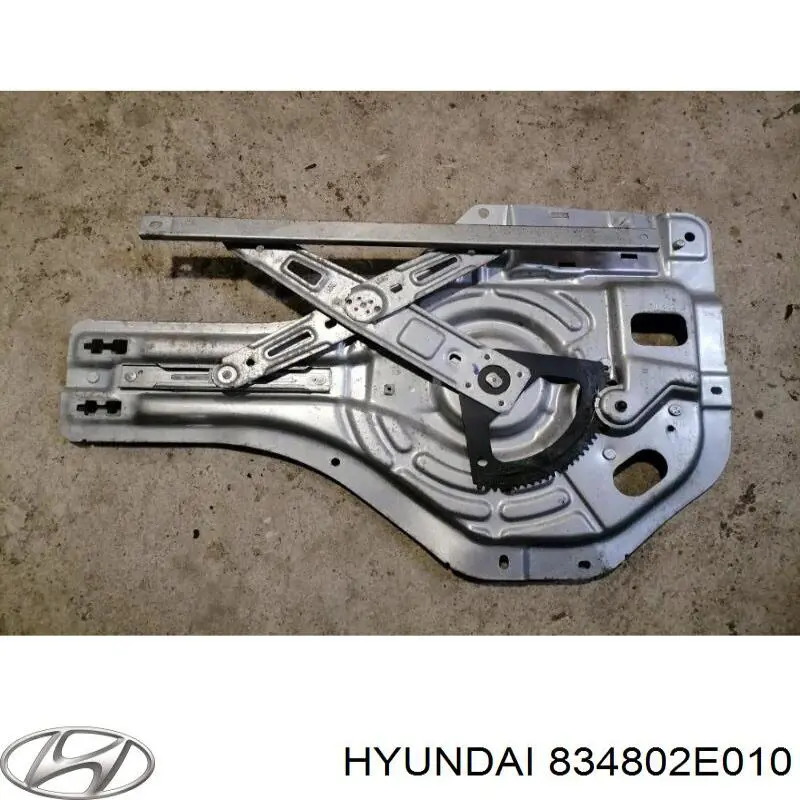 834802E010 Hyundai/Kia  Механизм стеклоподъемника правой задней двери