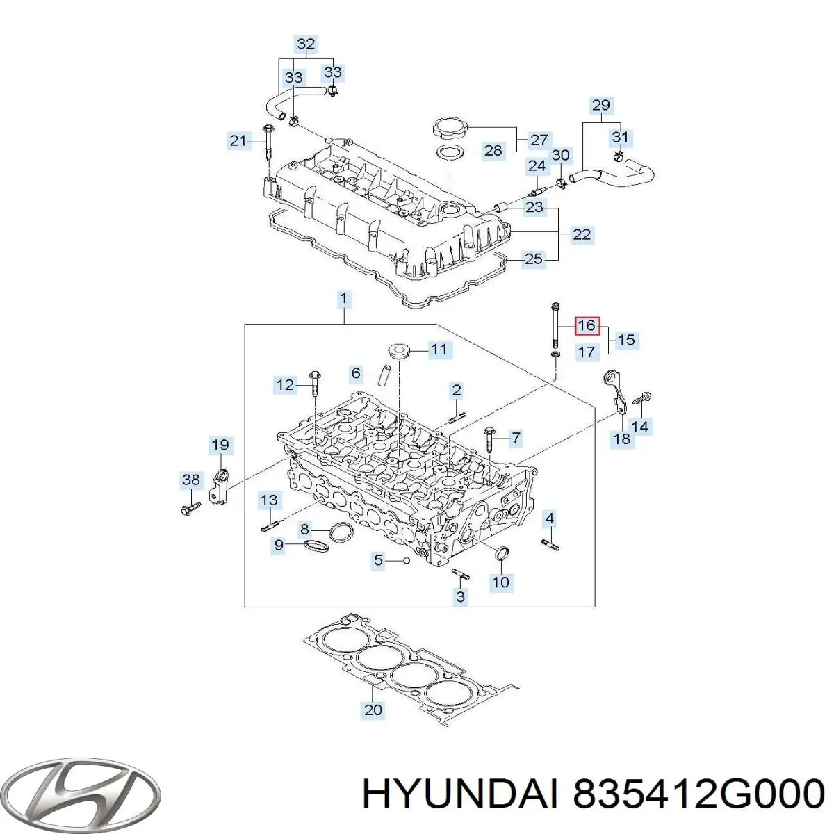 835412G000 Hyundai/Kia 