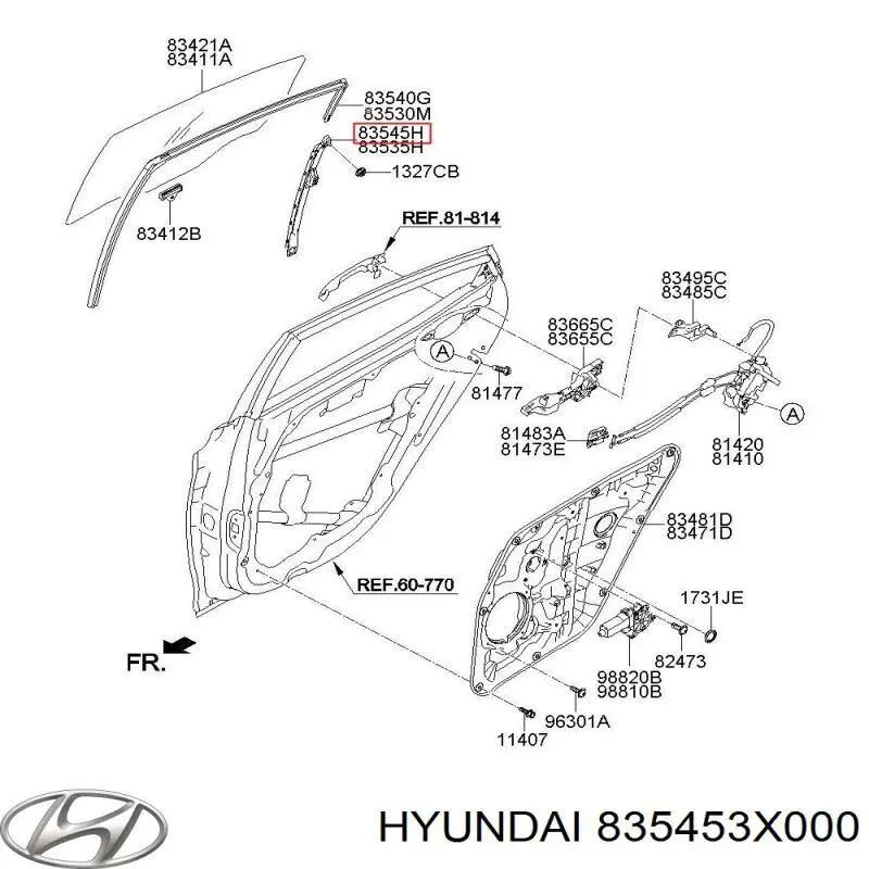  835453X000 Hyundai/Kia