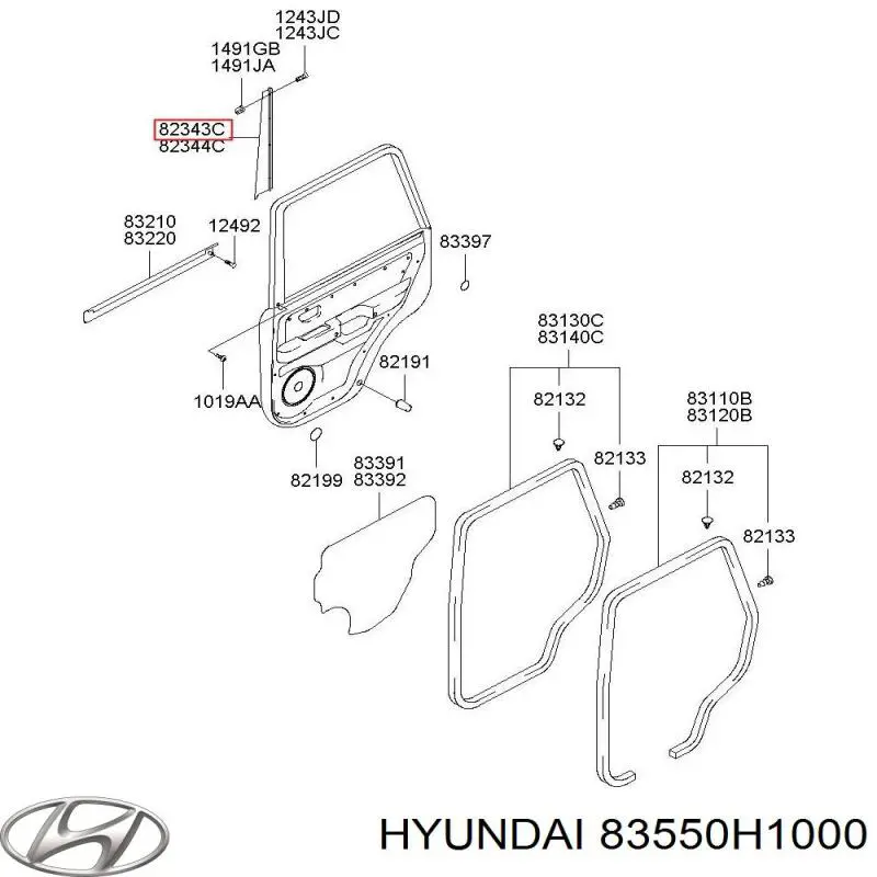 83550H1000 Hyundai/Kia 