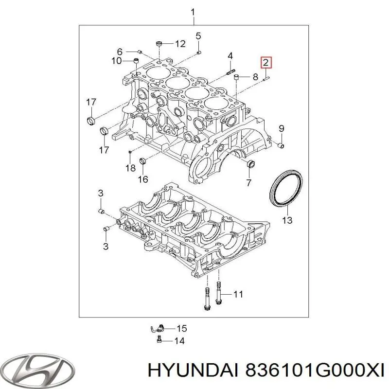 Купить 836101G000XI Hyundai/Kia 
