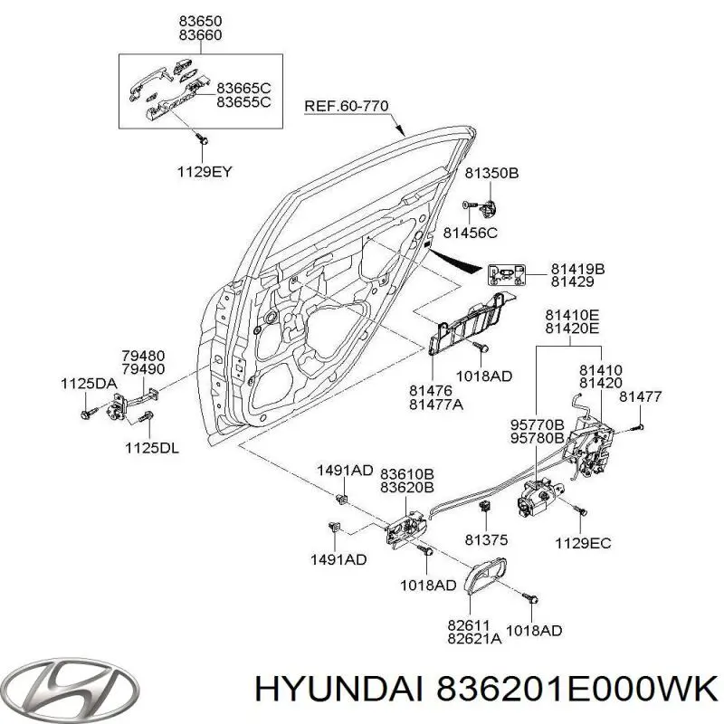  Hyundai/Kia 836201E000WK цена, от 10.14 USD