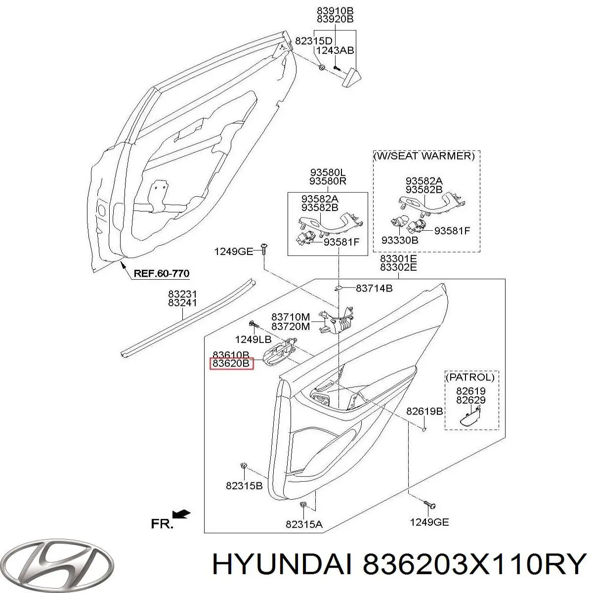 836203X110RY Hyundai/Kia 