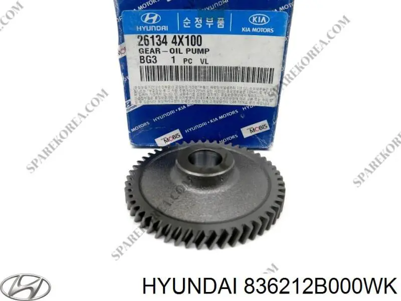  Hyundai/Kia 836212B000WK цена, от 2.53 USD