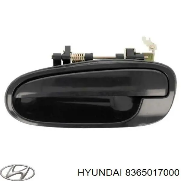 Ручка двери задней наружная левая 8365017000 Hyundai/Kia