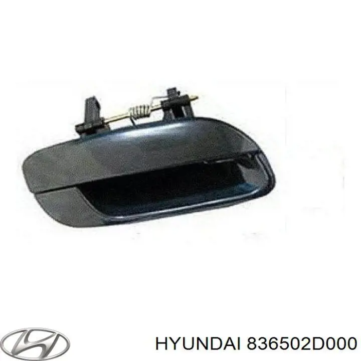 Ручка двери задней наружная левая на Hyundai Elantra 