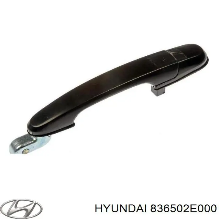 836502E000 Hyundai/Kia maçaneta externa esquerda da porta traseira