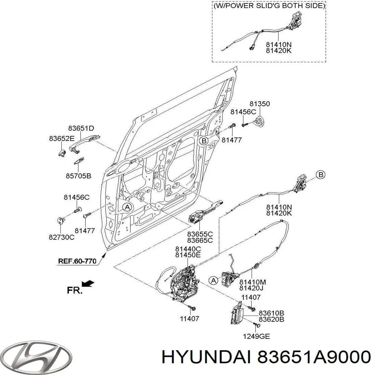  83651A9000 Hyundai/Kia