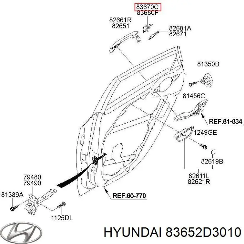  83652D3010 Hyundai/Kia