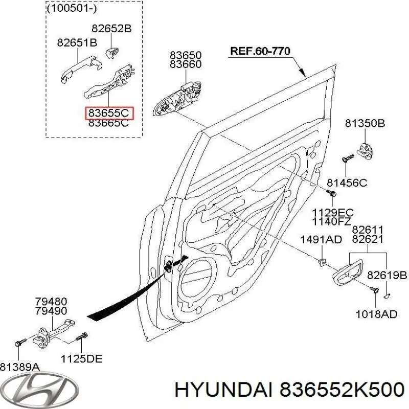 836552K500 Hyundai/Kia 