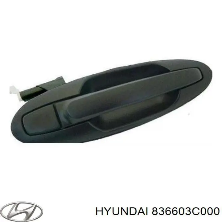 836603C000 Hyundai/Kia Ручка двери задней наружная правая