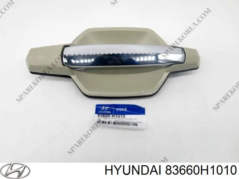 Maçaneta externa direita da porta traseira para Hyundai Terracan (HP)