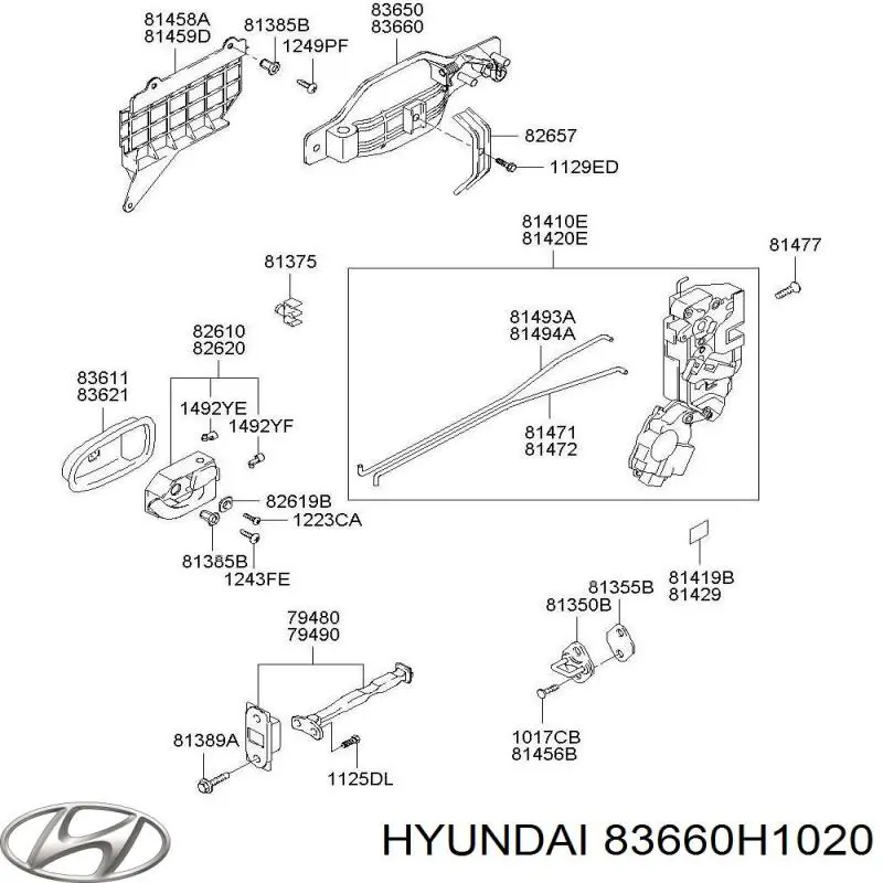 83660H1020 Hyundai/Kia 