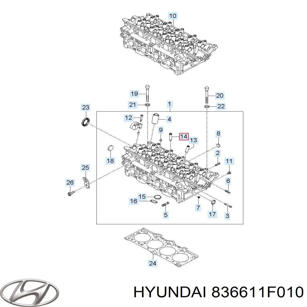 Ручка двери задней наружная правая Hyundai/Kia 836611F010 цена, от 31.67 USD