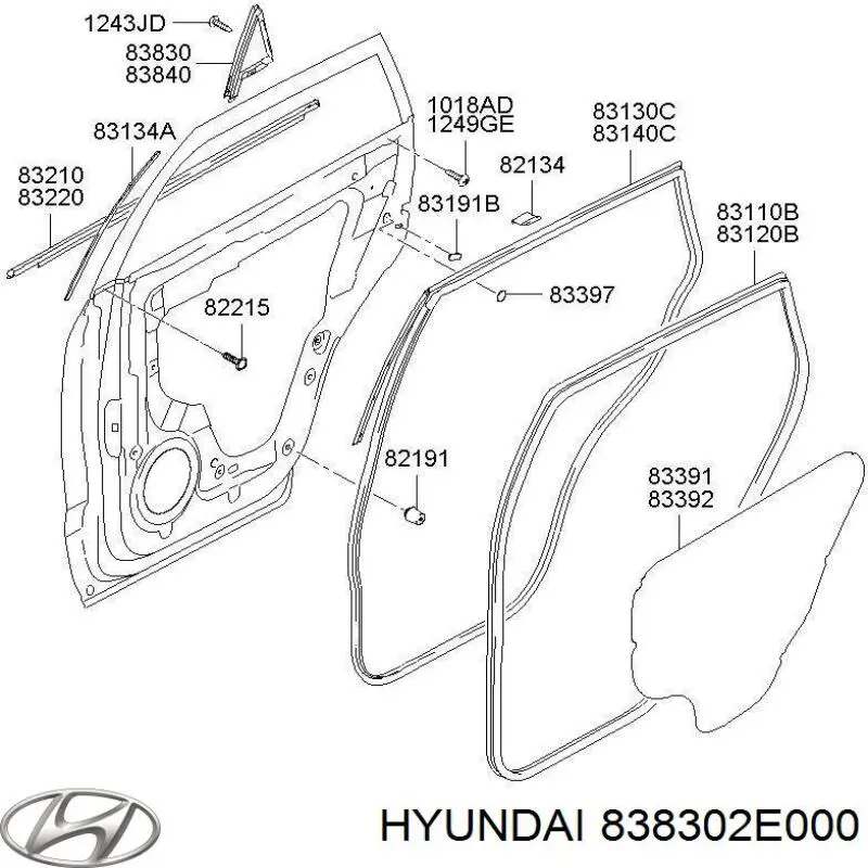  838302E000 Hyundai/Kia