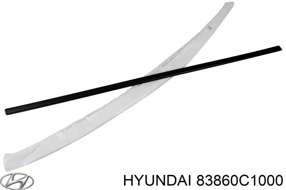 Молдинг двери задней правой верхний Hyundai/Kia 83860C1000 цена, от 8.90 USD