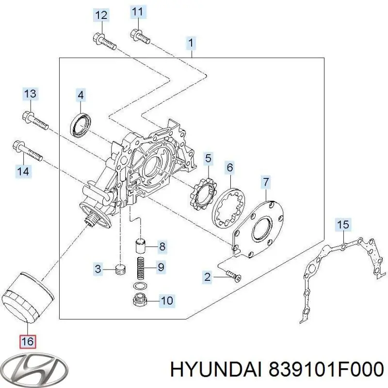  Hyundai/Kia 839101F000 цена, от 1.65 USD