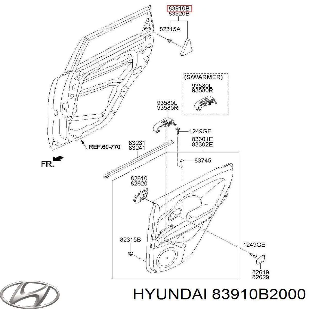  83910B2000 Hyundai/Kia