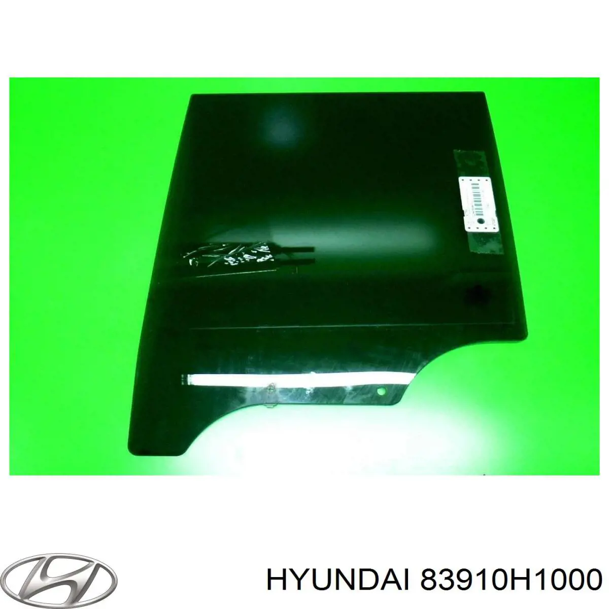 Vidro da porta traseira esquerda para Hyundai Terracan (HP)