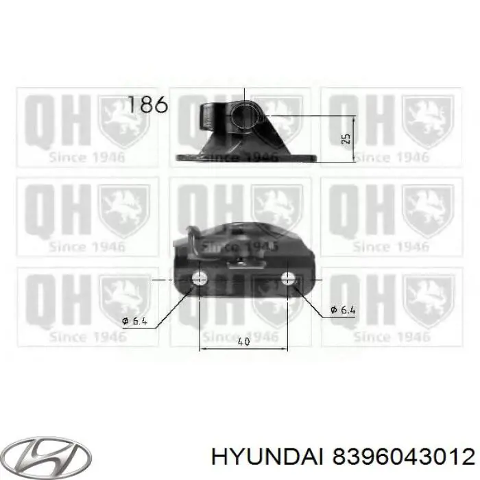 Амортизатор багажника 8396043012 Hyundai/Kia