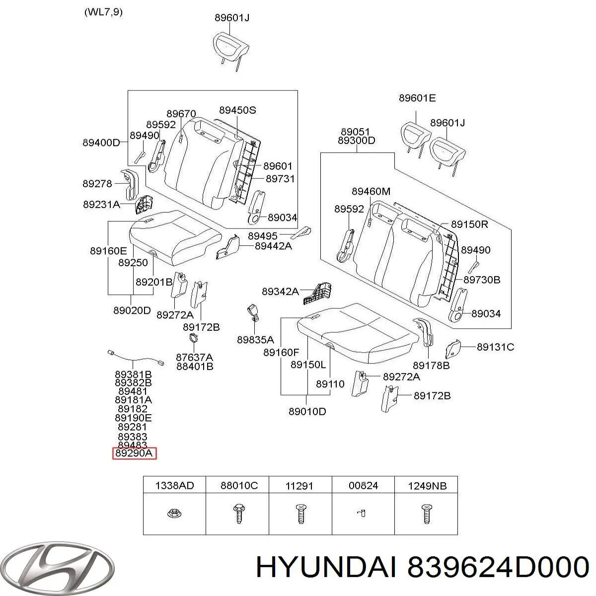 839624D000 Hyundai/Kia 